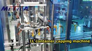 1L oliecontainer-afdekmachine met nauwkeurige positionering