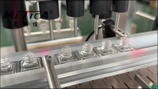 Automatische 10 ml rol op flessenvul- en etiketteermachine