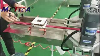 Automatische dubbelzijdige etiketteermachine opvouwbaar