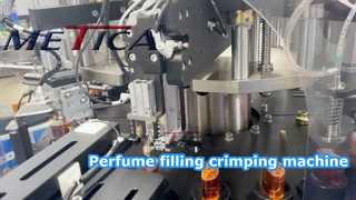 Parfum vullende krimpmachine