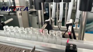Automatische Roll-On-flessenvuller Capper Labeler