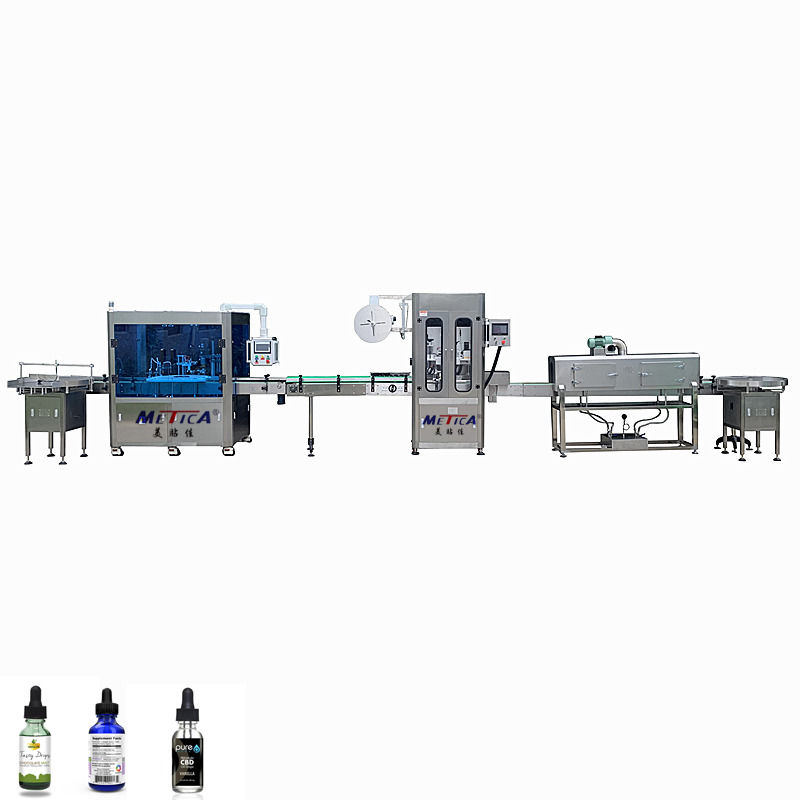 Automatische flessenvulmachine met 1500-3000 rpm snelheid Servo + zuigervullen en multi-cap compatibiliteit