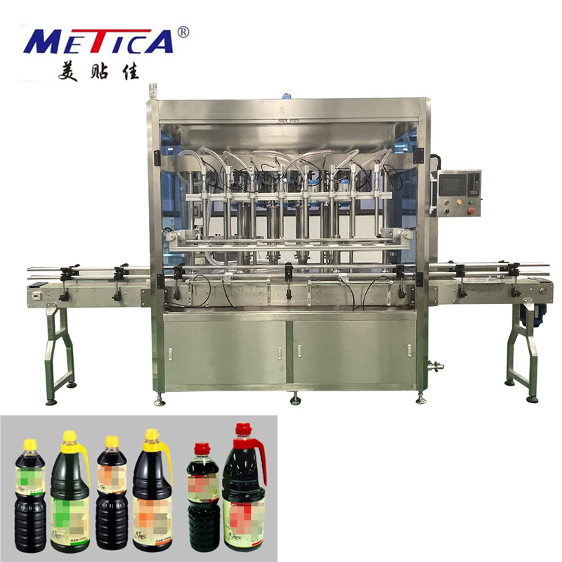 500 kg automatische flessenvulmachine met PLC-besturingssysteem en servomotor