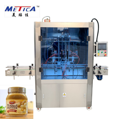 Automatische Flessenvullenmachine voor Pindakaas 1000bph - 1500bph