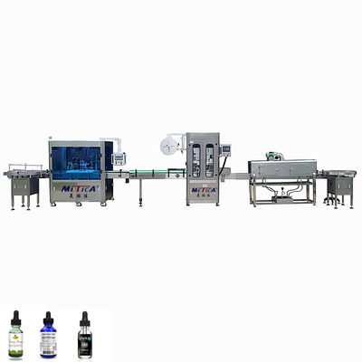 Automatische flessenvulmachine met 1500-3000 rpm snelheid Servo + zuigervullen en multi-cap compatibiliteit