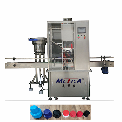 Automatische 1L container positionering capping machine voor nauwkeurig afdichten van flessen