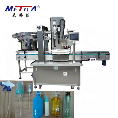 PLC Programmeerbare Fles het Afdekken Machines 1000BPH-1500BPH voor Trekker GLB