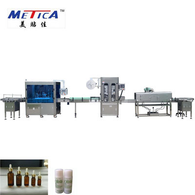 De Olie die van METICA CBD en de Machine van het het Glasflessenvullen van de Etiketteringsmachine 0.6-0.8Mpa bottelen