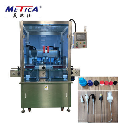 De Kruik van METICA de Lineaire het Afdekken Capsuleermachine Machine 3000bph-6000bph van de Machine Automatische Fles