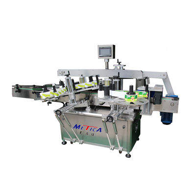 Automatische Flessenhals en van de Kantensticker de Fles van de Etiketteringsmachine Etiketteringsmachine