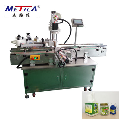 Zij Vierkante Fles vier Aangepaste Etiketteringsmachine 300kg 600Bph-1500bph