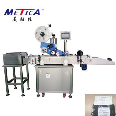 0.6MPa automatisch van de de Machine Vlak Zak van de Zakverpakking het Etiketinstrument