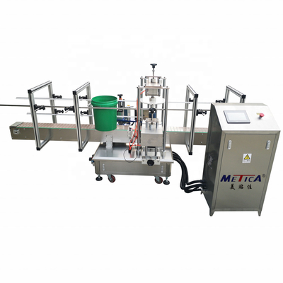 600BPH verf Pail Round Container Labeling Machine 20mm